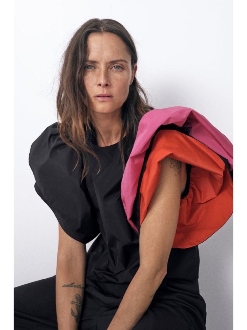 ZARA Voluminous Sleeve Top